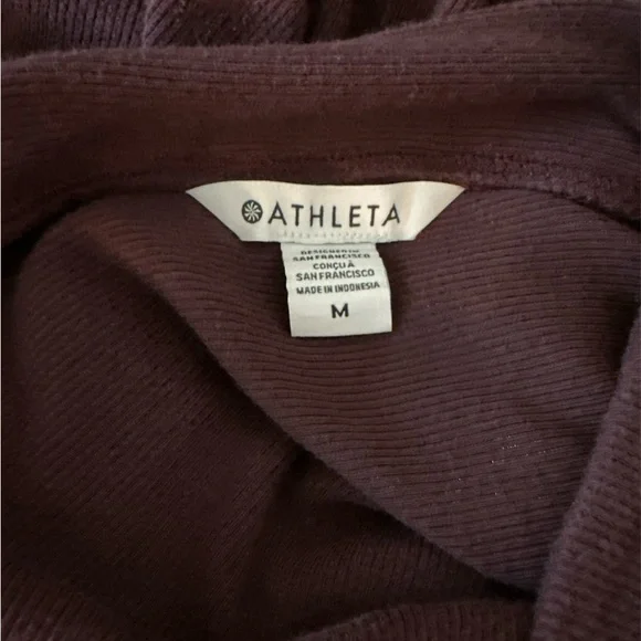 ATHLETA Women's Plum Sweatshirt size M - Picture 2 of 3